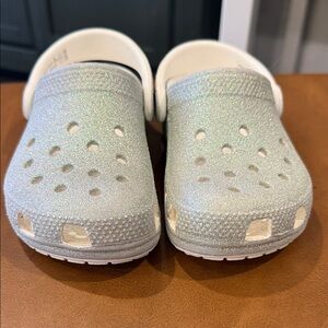 Kids Glitter Crocs